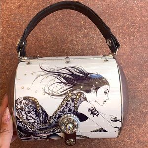 Fine Little Earth License Plate Purse